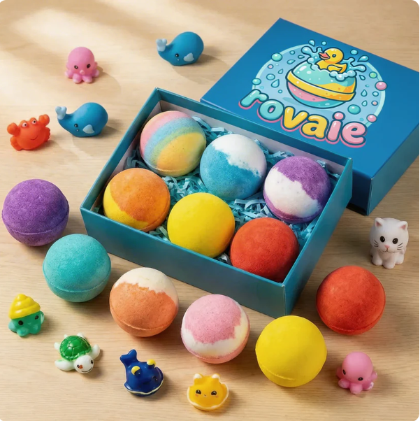 12-Piece Ocean Surprise Toy Bath Bomb Set