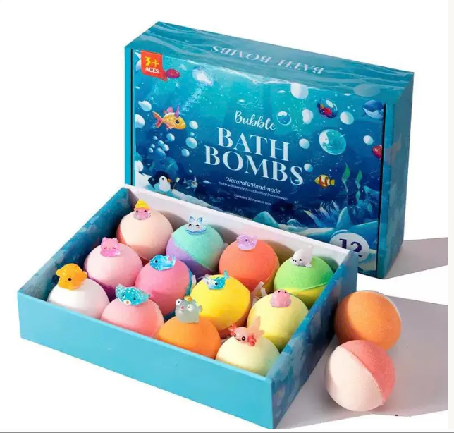 12-Piece Ocean Surprise Toy Bath Bomb Set