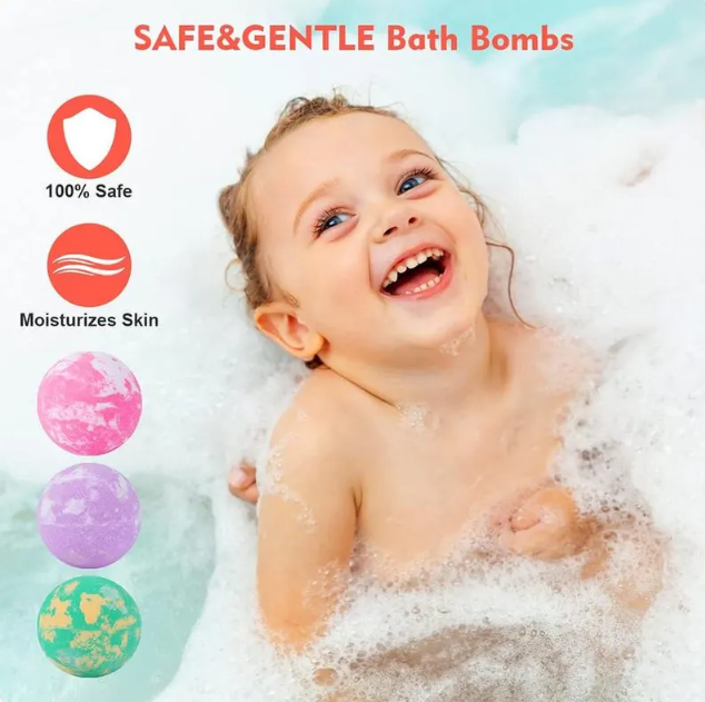 12-Piece Ocean Surprise Toy Bath Bomb Set